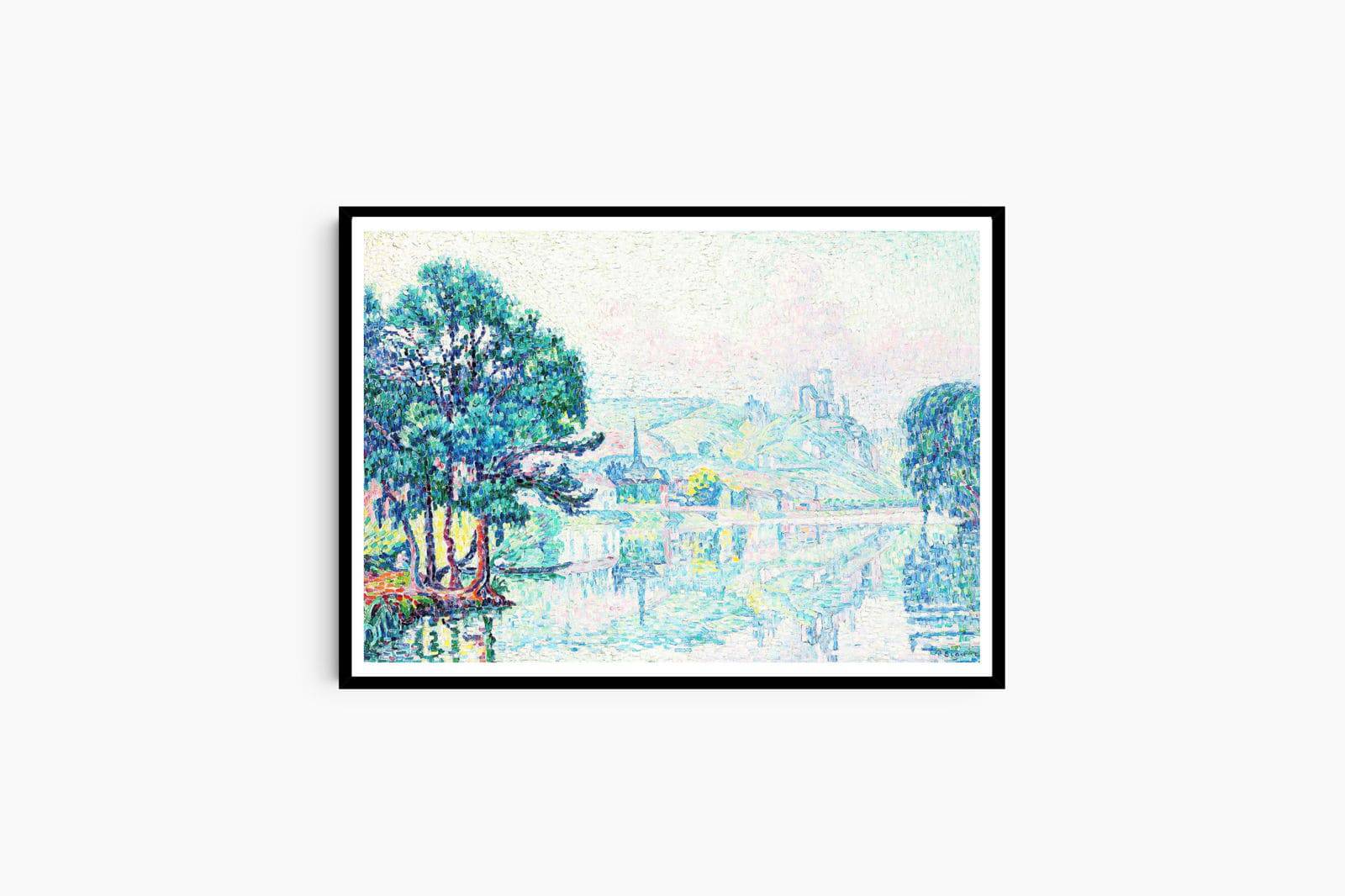 "Paul Signac - Les Andelys. Matin. Été"