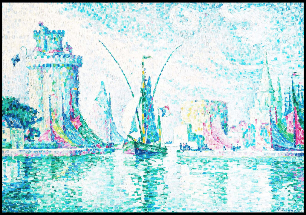 "Paul Signac - Les Tours Vertes, La Rochelle"