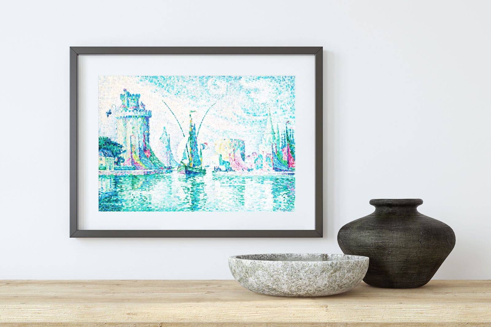 "Paul Signac - Les Tours Vertes, La Rochelle"