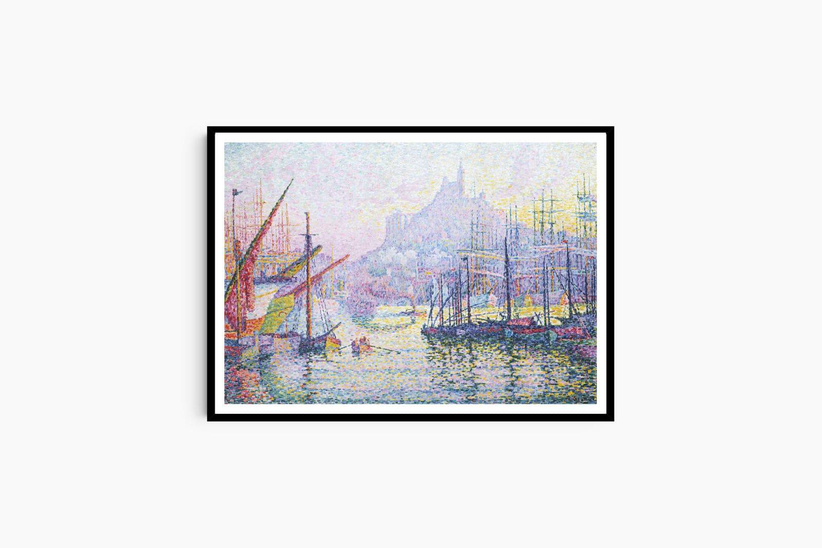 "Paul Signac - Notre Dame de la Garde 'La Bonne-Mère' Marseilles"