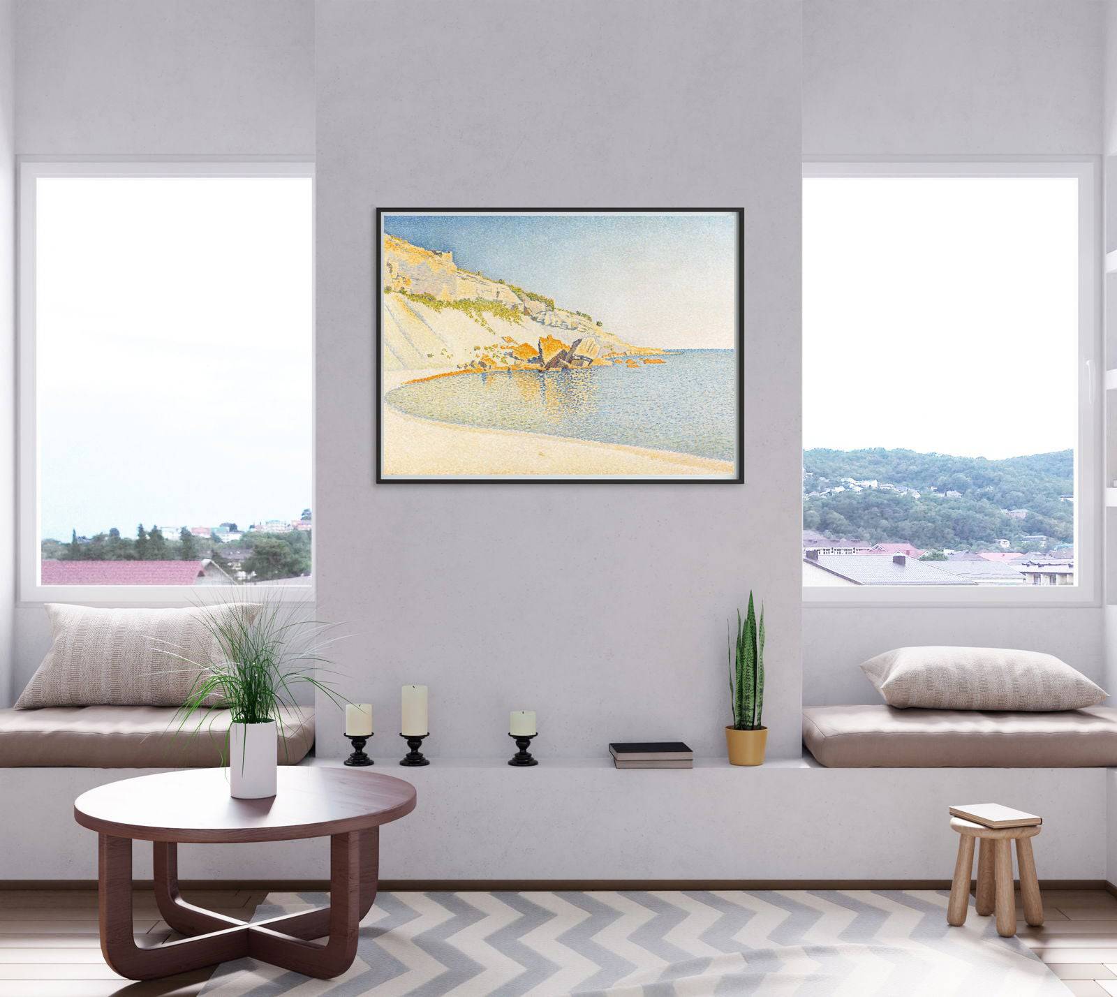 "Paul Signac - Cassis 'Cap Lombard Opus 196'"