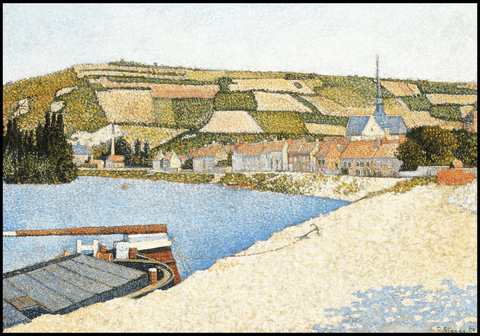 "Paul Signac - Les Andelys 'Côte d'Aval'"