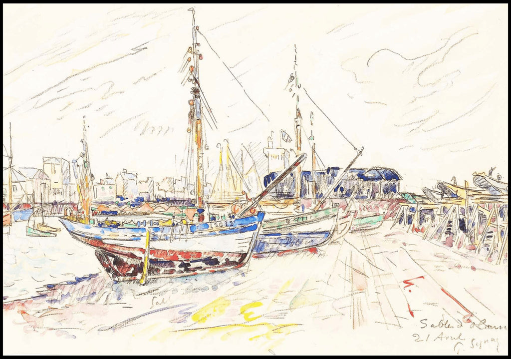 "Paul Signac - Les Sables d’ Olonne"