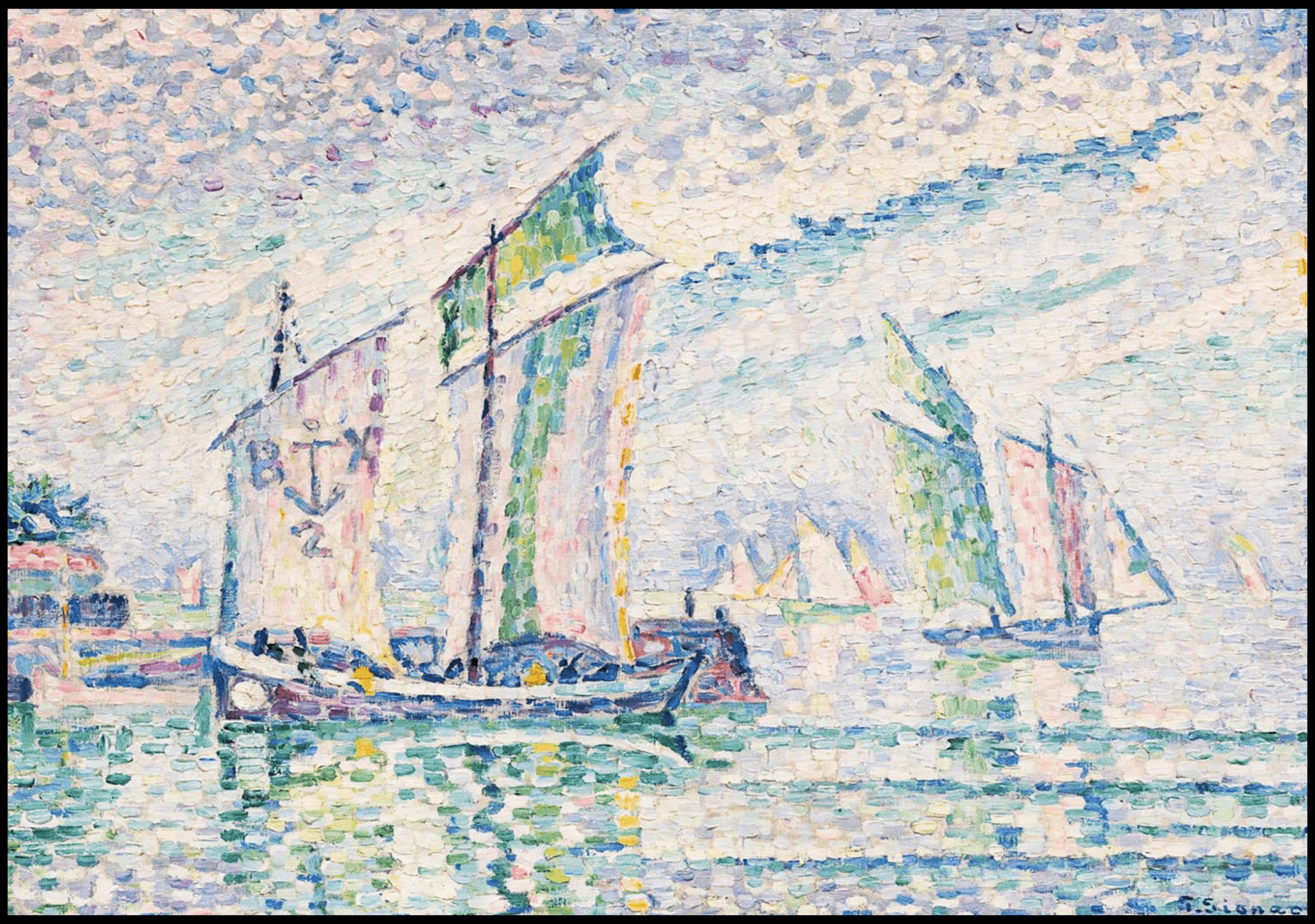 "Paul Signac - Le Chenal de la Rochelle"