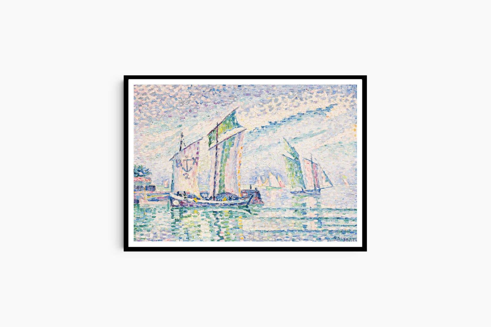 "Paul Signac - Le Chenal de la Rochelle"