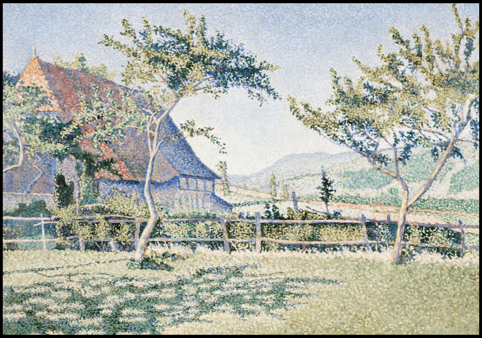 "Paul Signac - Comblat-le-Château 'Le Pré'"