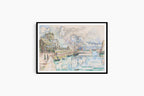 "Paul Signac - Barfleur 'Le Port'"