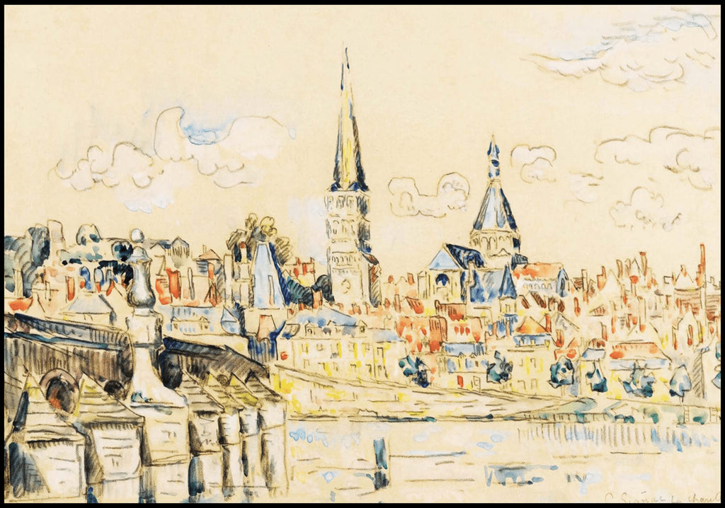 "Paul Signac - La Charité Sur Loire"