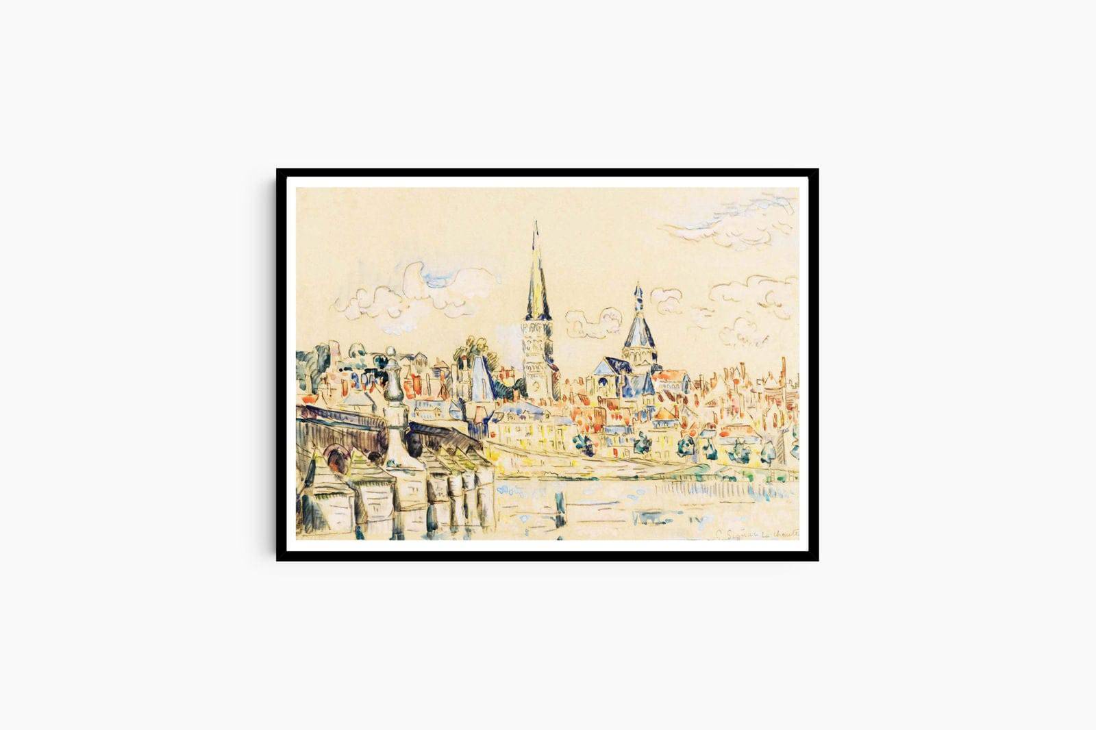 "Paul Signac - La Charité Sur Loire"