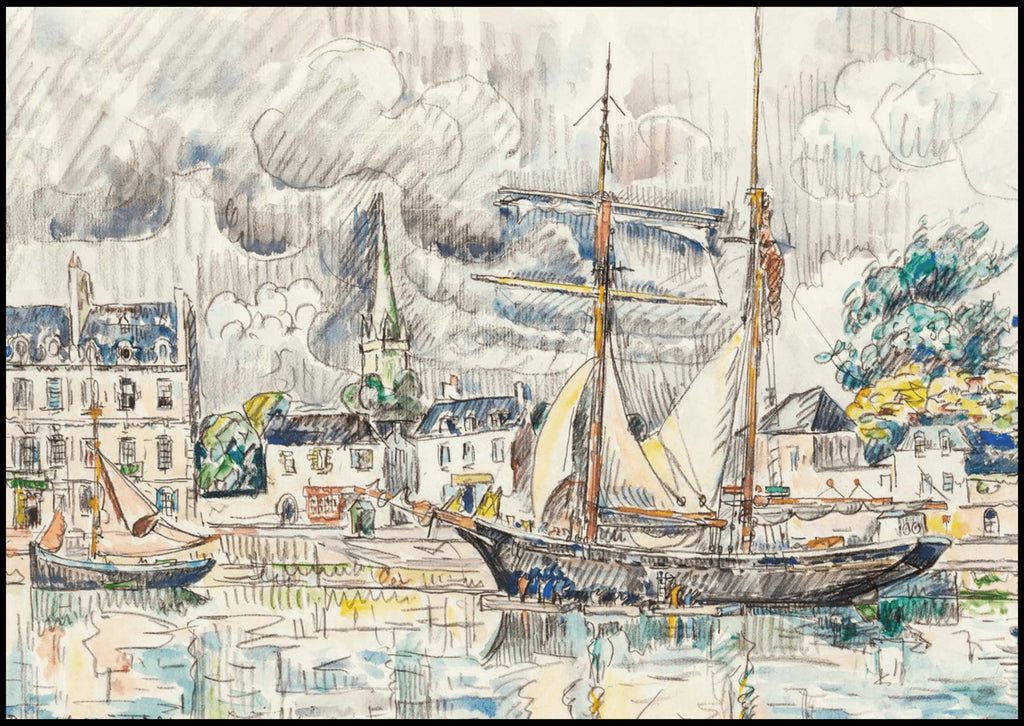 "Paul Signac - Le Port de Paimpol"