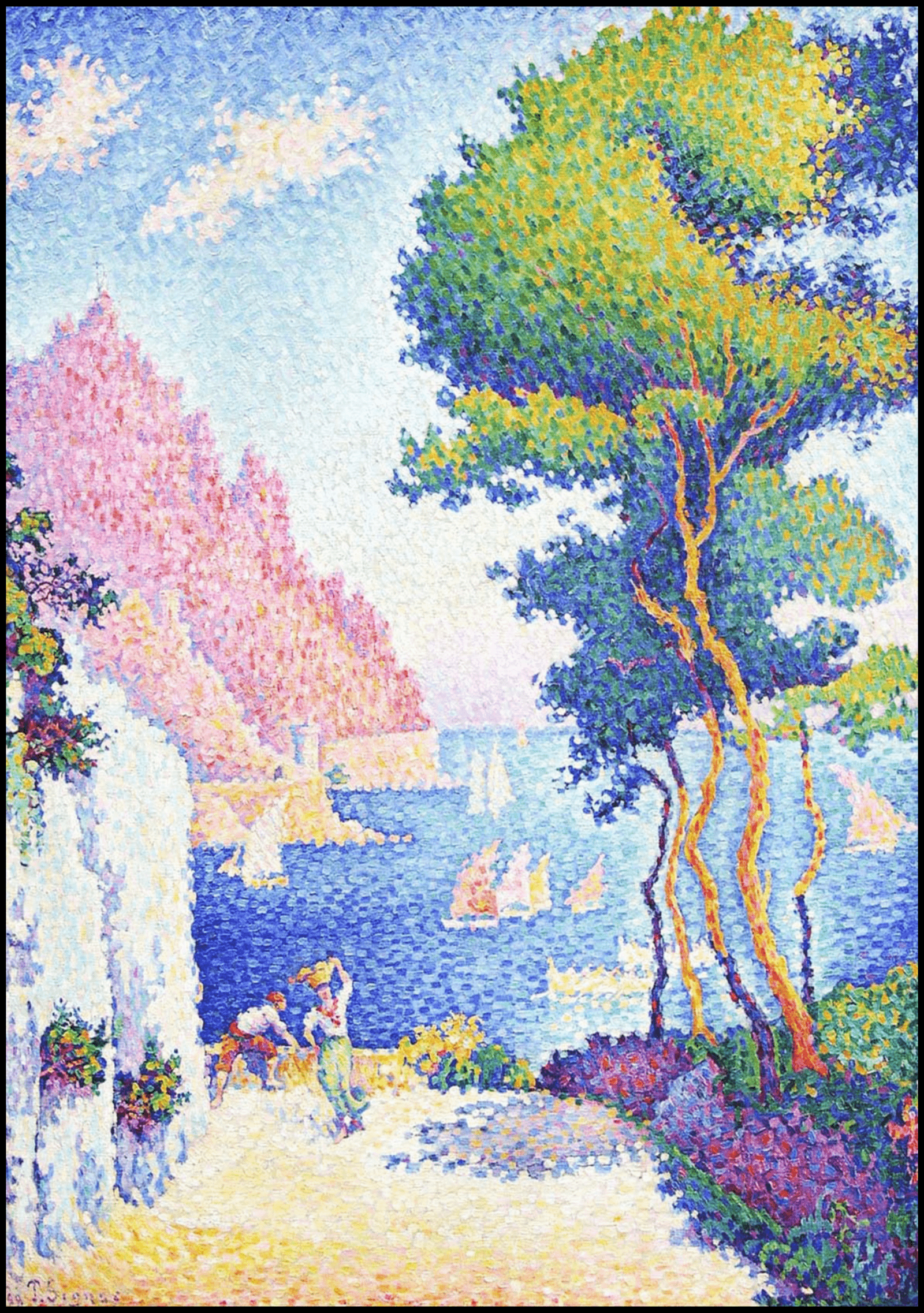 Set of 2 Henri Matisse & Paul Signac Wall Art Prints – French Modern & Coastal Landscape Gallery Set