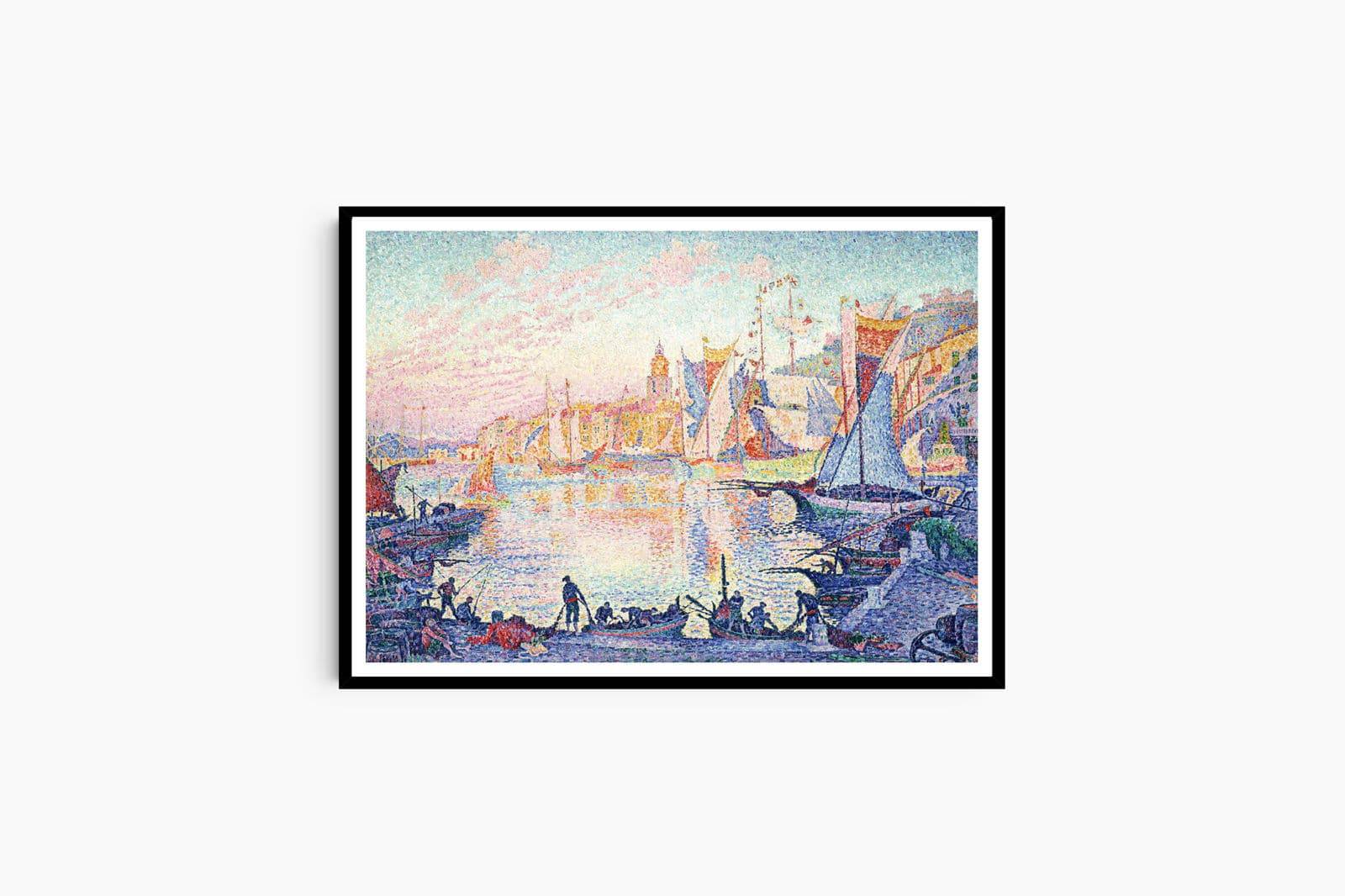"Paul Signac - The Port of Saint-Tropez"