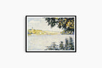 "Paul Signac - View of the Seine at Herblay"