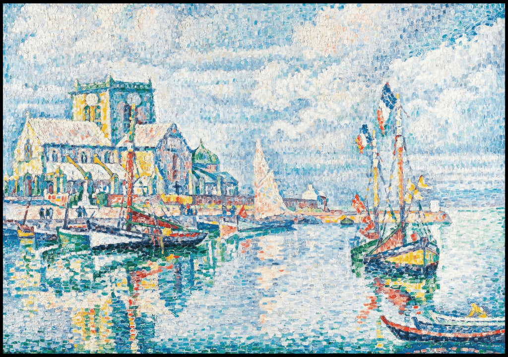 "Paul Signac - Venise. la Salute. Vert"