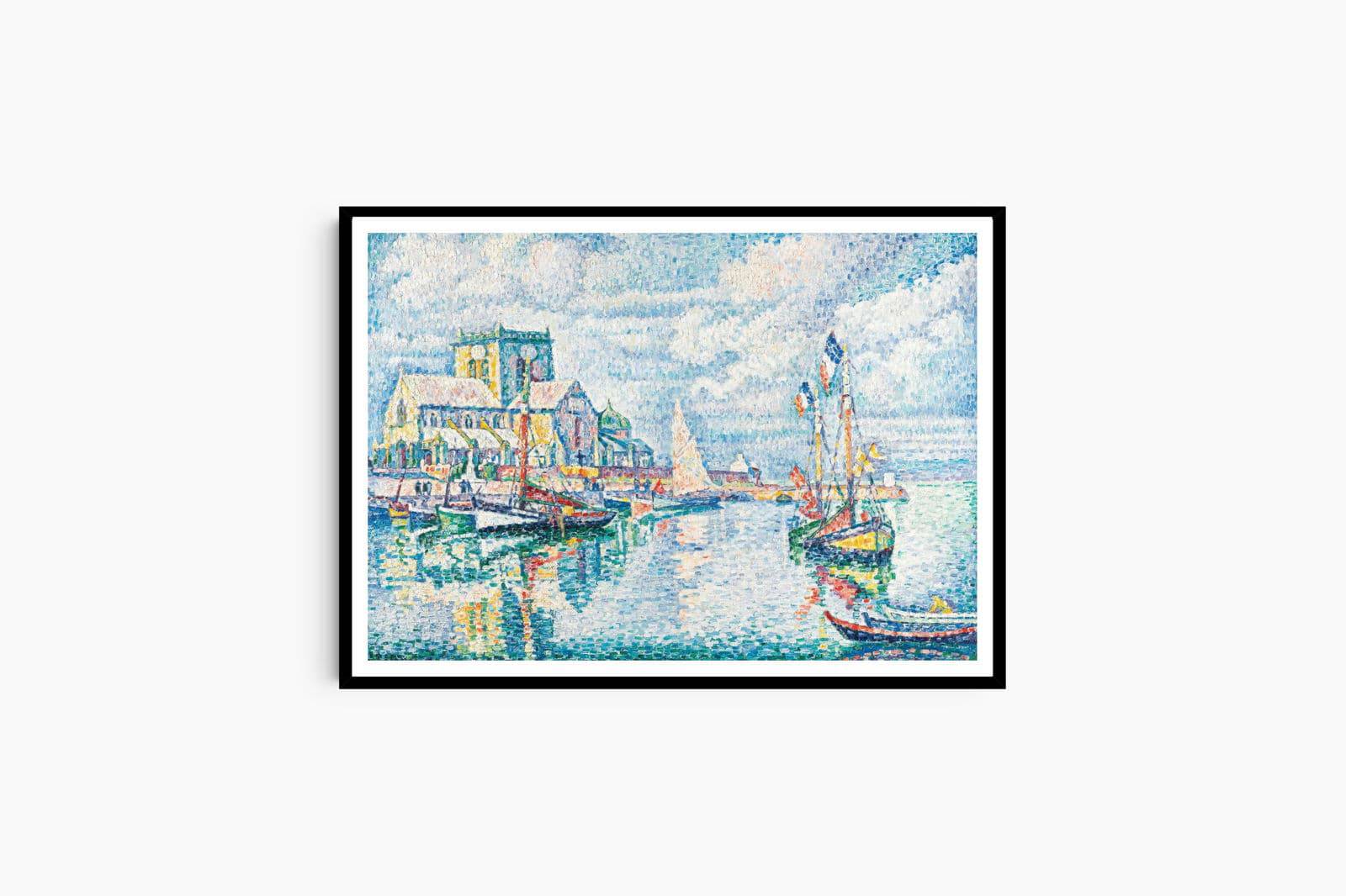 "Paul Signac - Venise. la Salute. Vert"