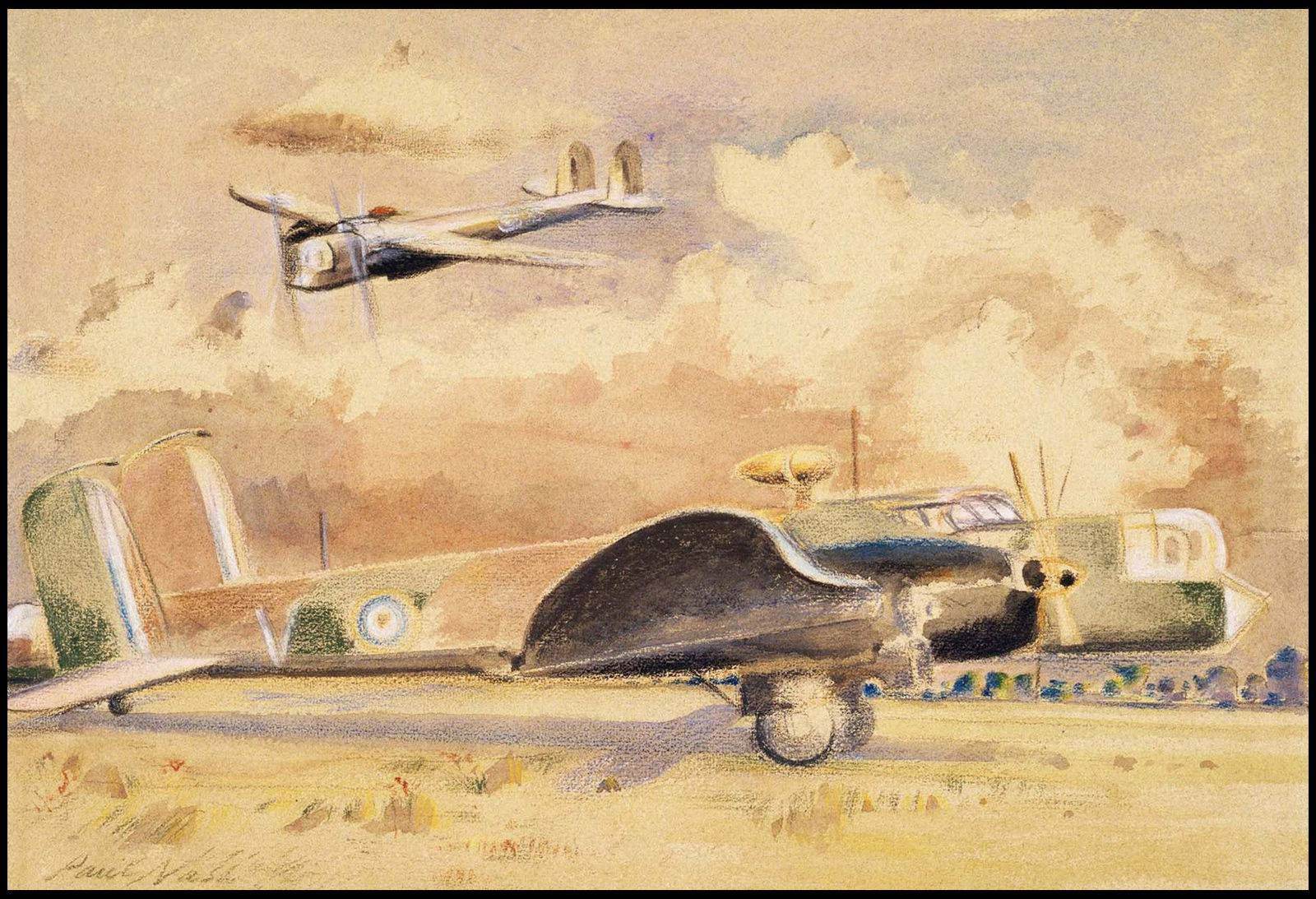 "Paul Nash - Whitley Bombers Sunning - Hakyarts"