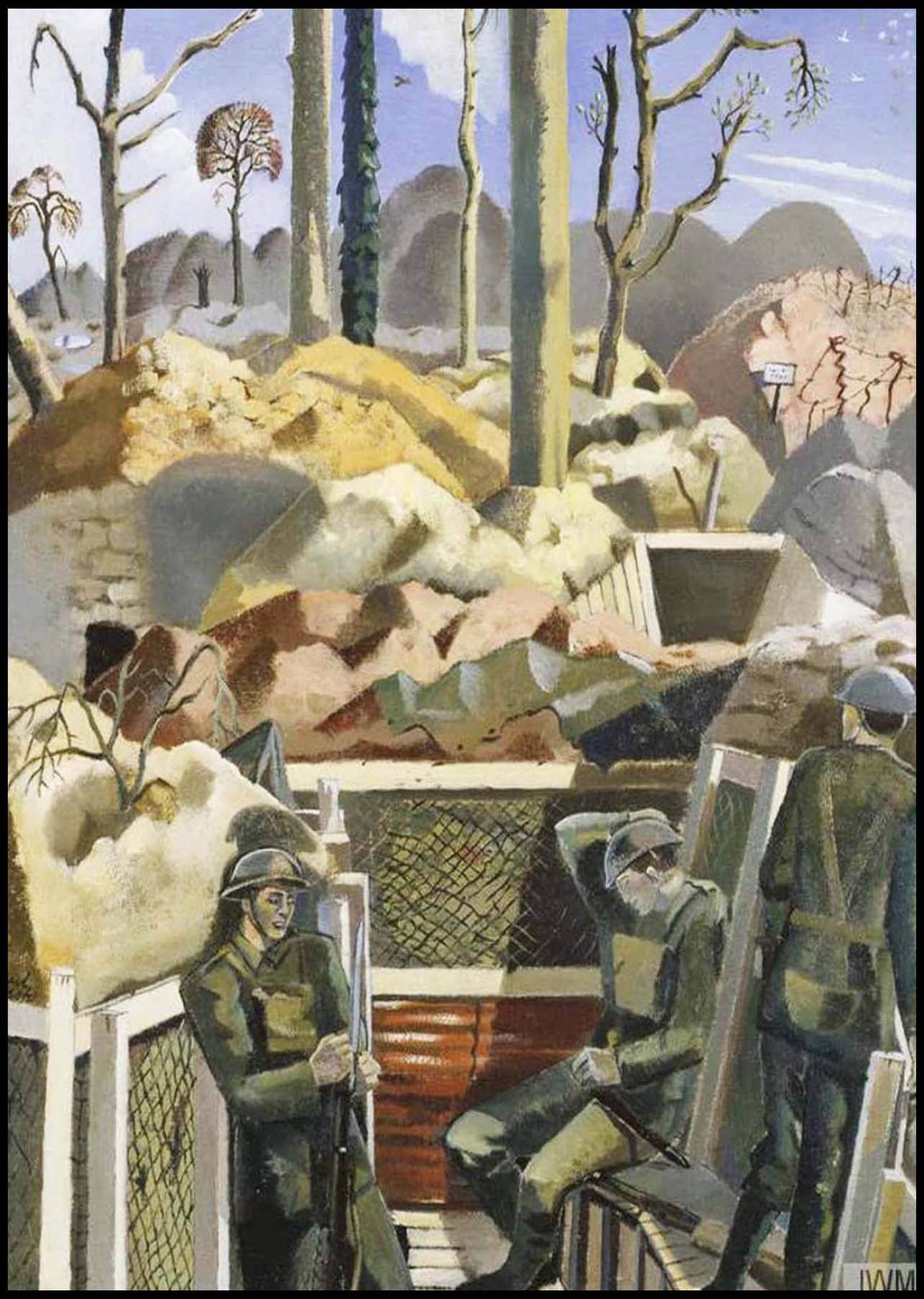 Paul Nash - Spring in the Trenches 'Ridge Wood'