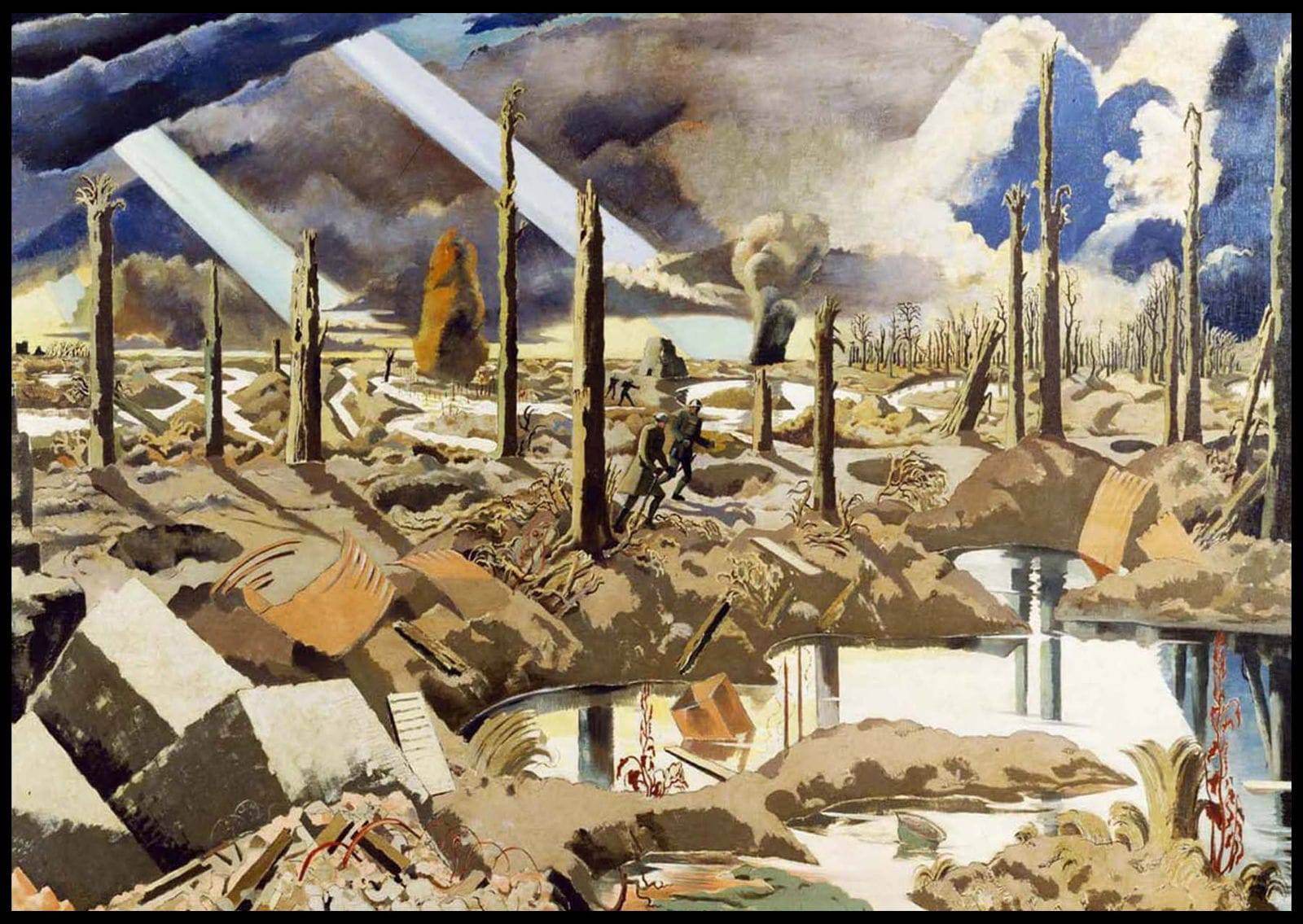 "Paul Nash - The Menin Road - Hakyarts"