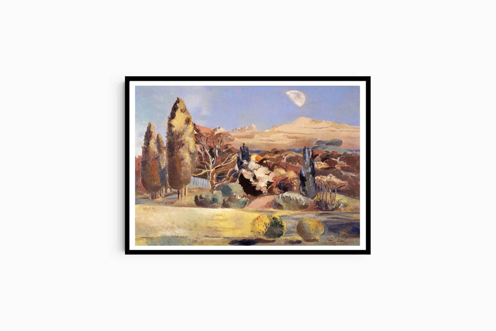 "Paul Nash - Landscape of the Moon’s First Quarter - Hakyarts"