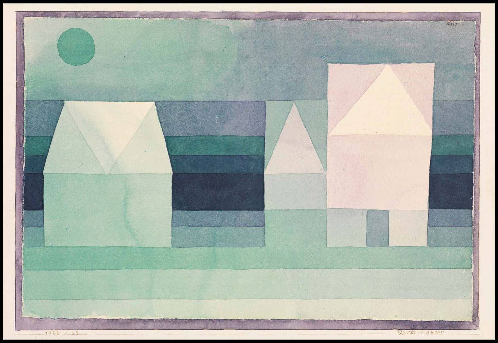 "Paul Klee - Three Houses"