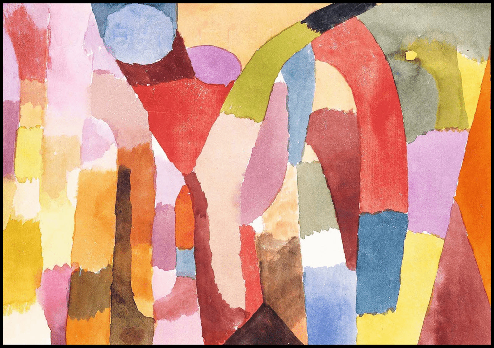 "Paul Klee - Movement of Vaulted Chambers"