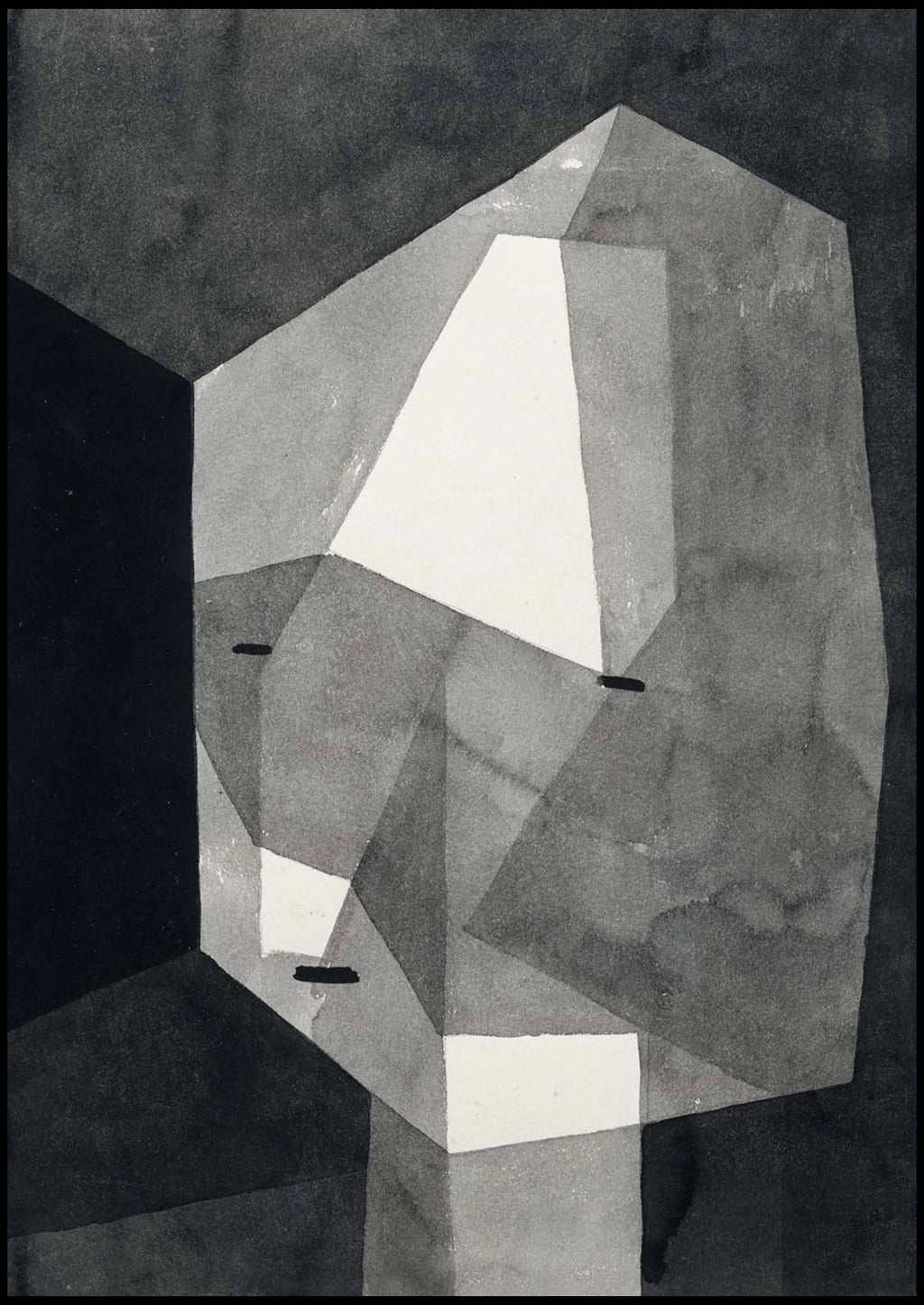 "Paul Klee - Rough Cut Head"
