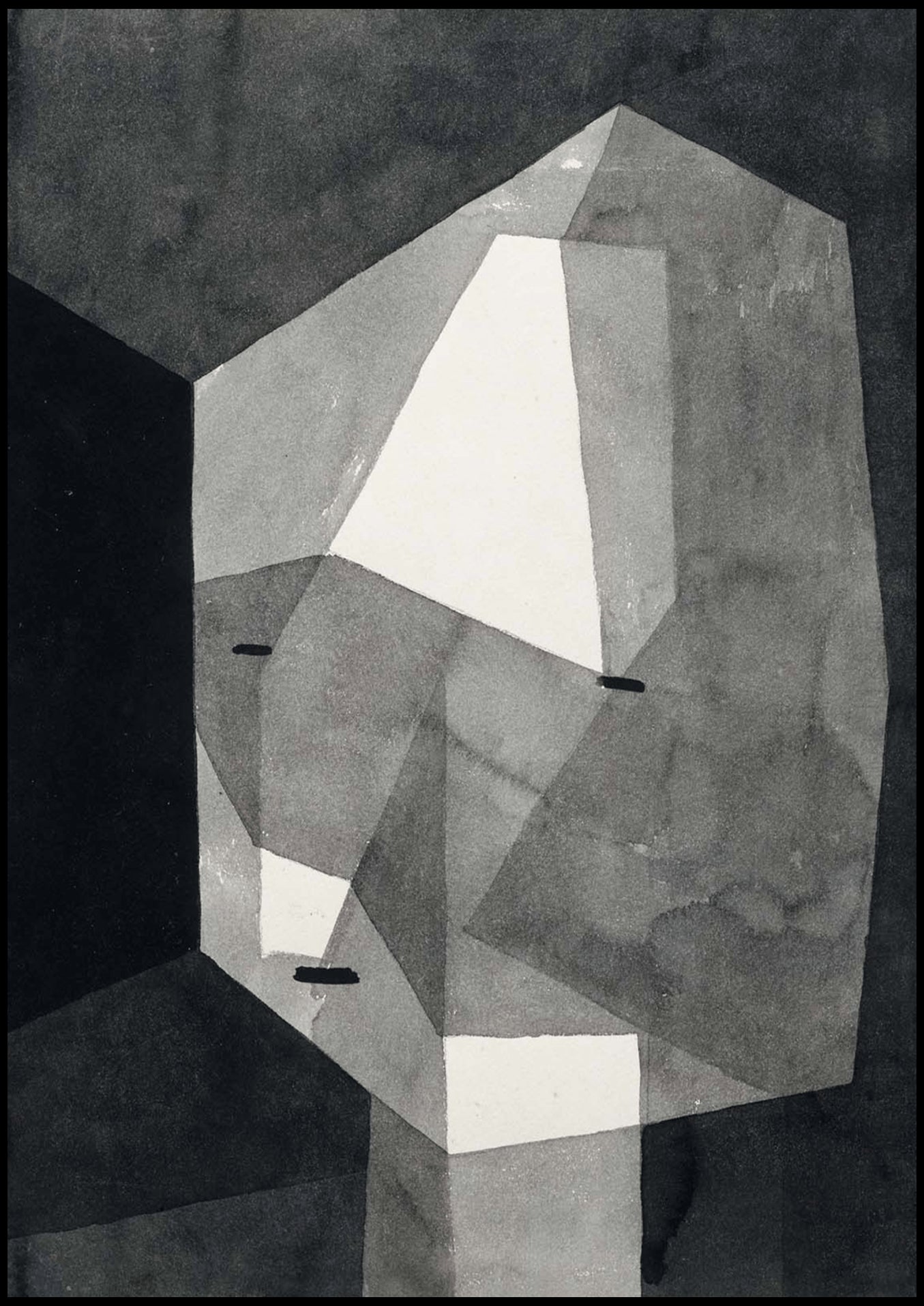 "Paul Klee - Rough Cut Head"