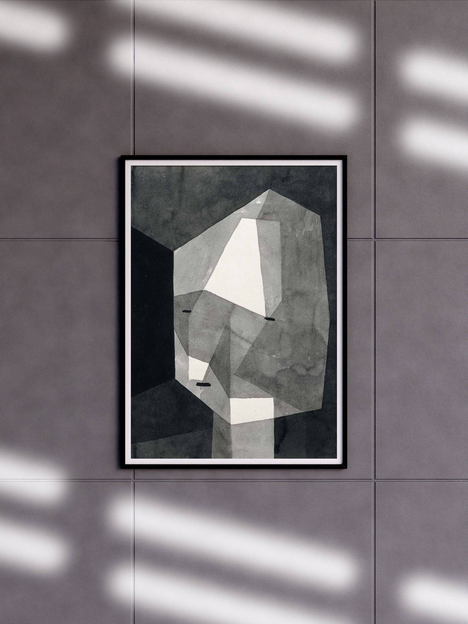 "Paul Klee - Rough Cut Head"