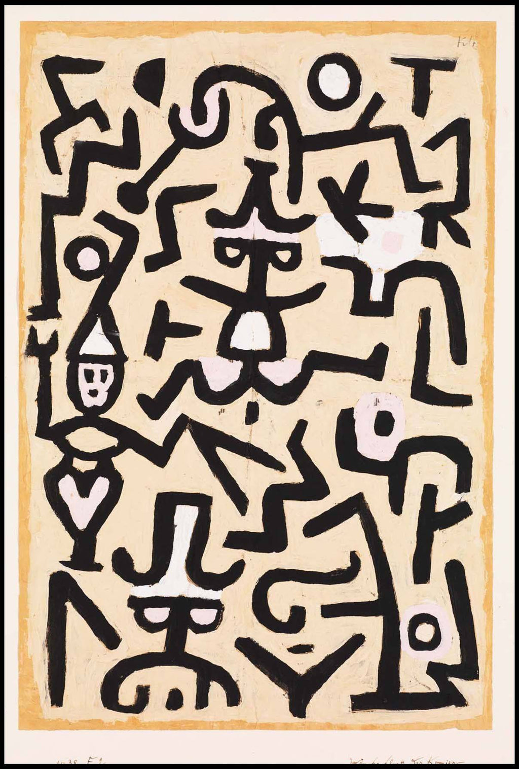 "Paul Klee - Comedians' Handbill"