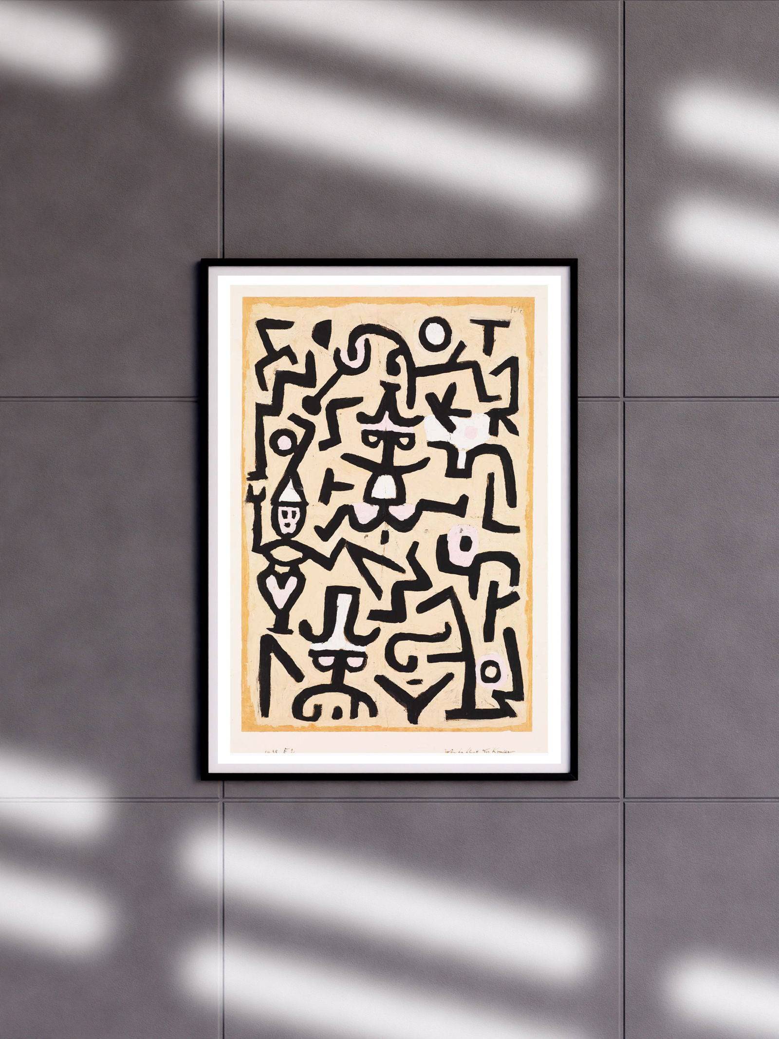 "Paul Klee - Comedians' Handbill"