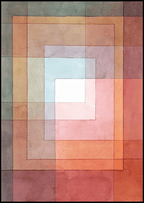 Set of 3 Paul Klee “Flourishing Horizon – Polyphonic” Prints – Modernist Abstract Wall Art - Hakyarts