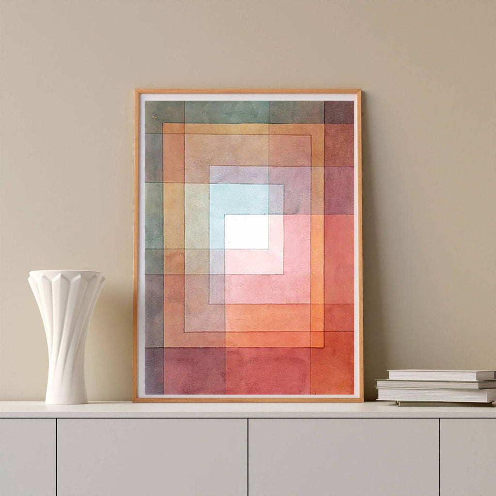 "Paul Klee - White Framed Polyphonically"