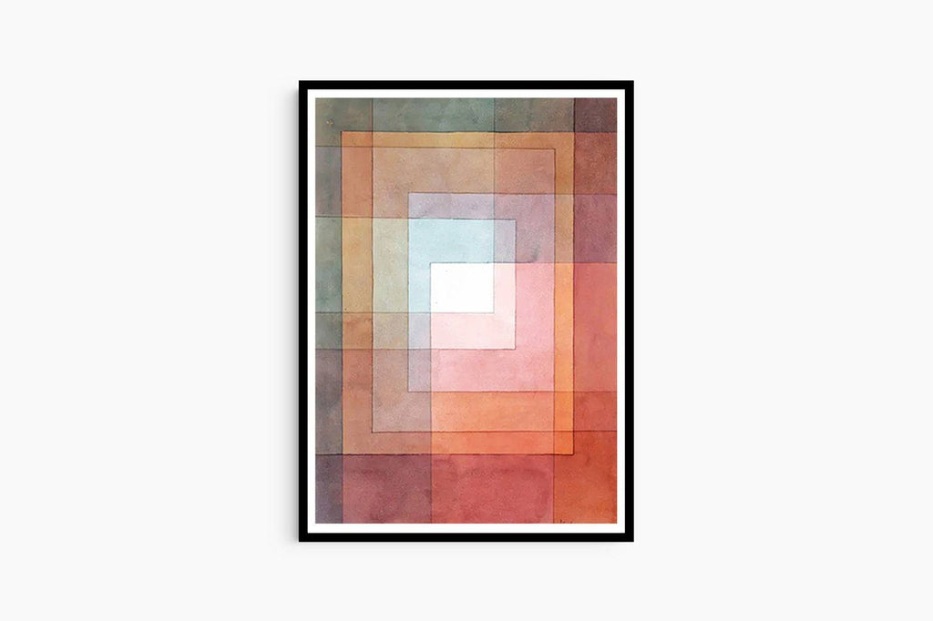 "Paul Klee - White Framed Polyphonically"