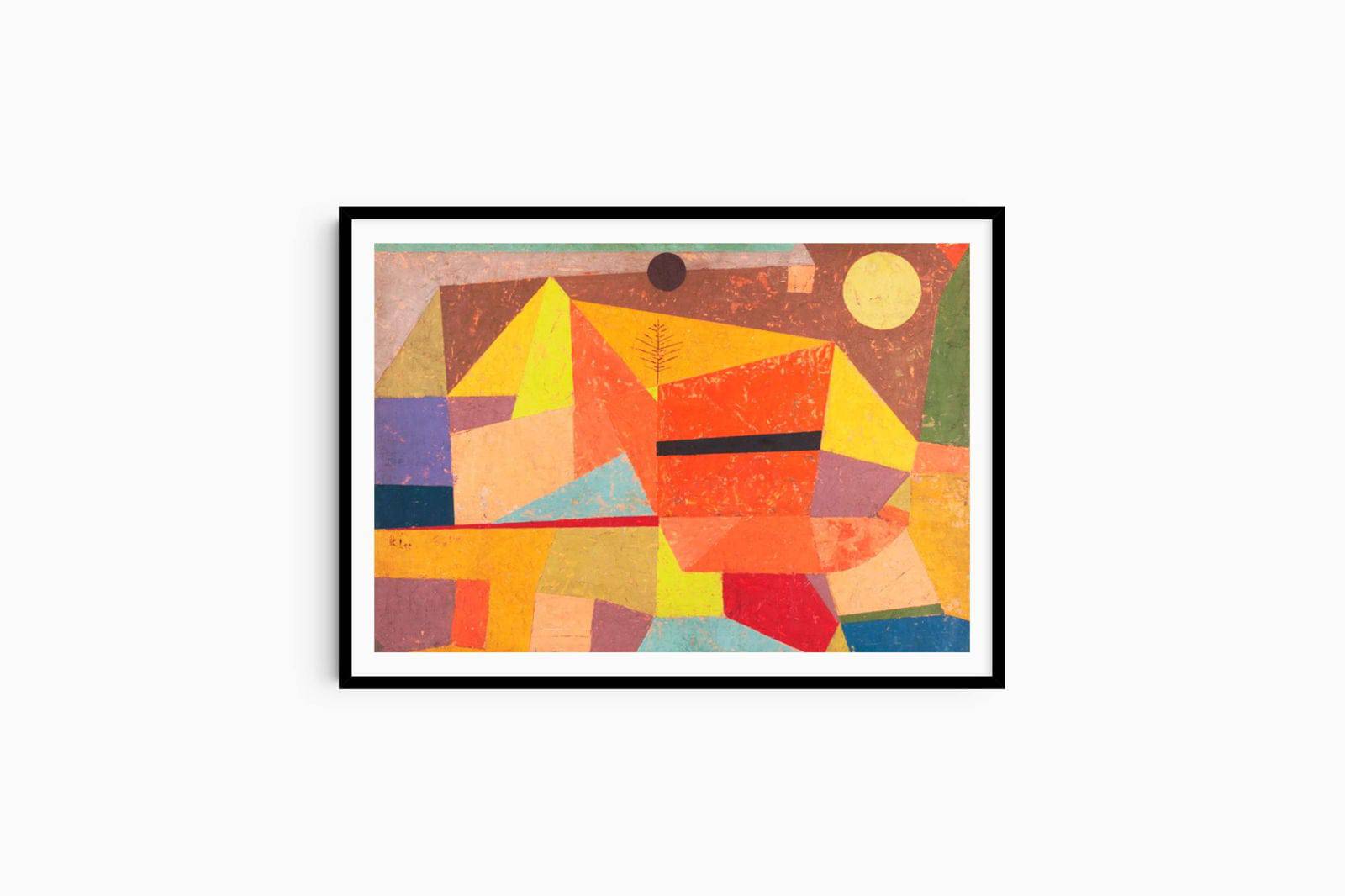 "Paul Klee - Joyful Mountain Landscape"