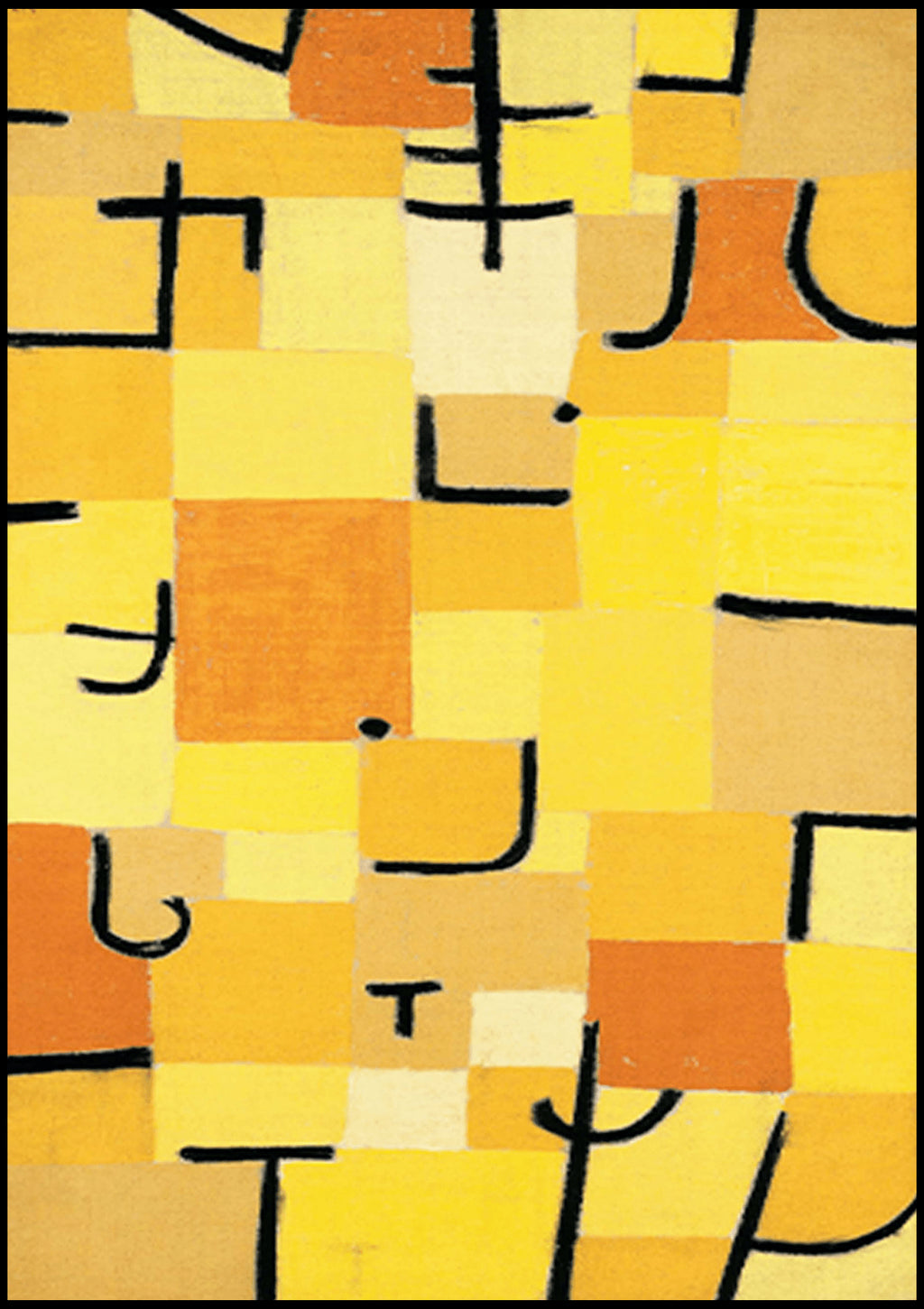 "Paul Klee - Signs In Yellow"