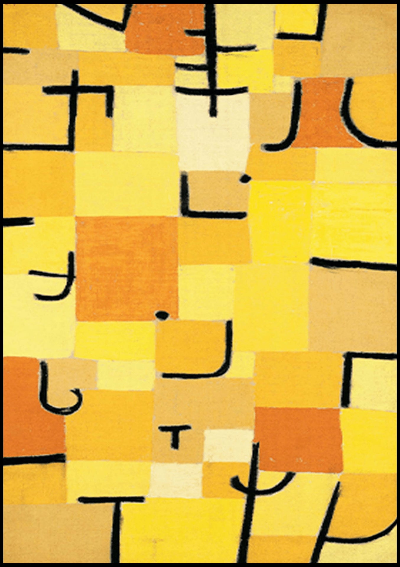 "Paul Klee - Signs In Yellow"