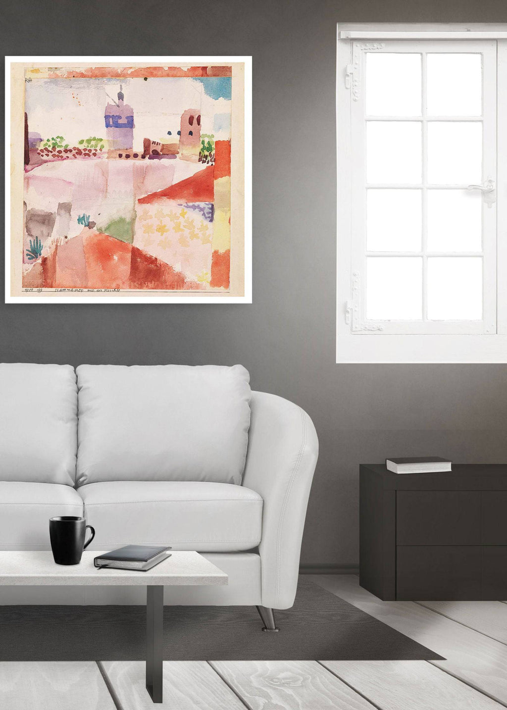 "Paul Klee - Hammamet with Its Mosque"