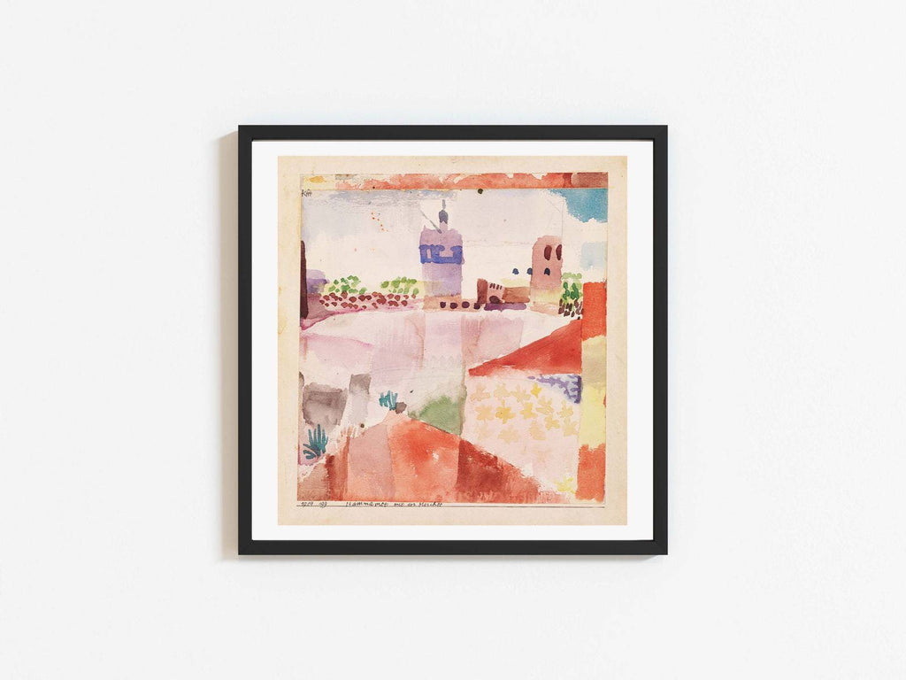 "Paul Klee - Hammamet with Its Mosque"