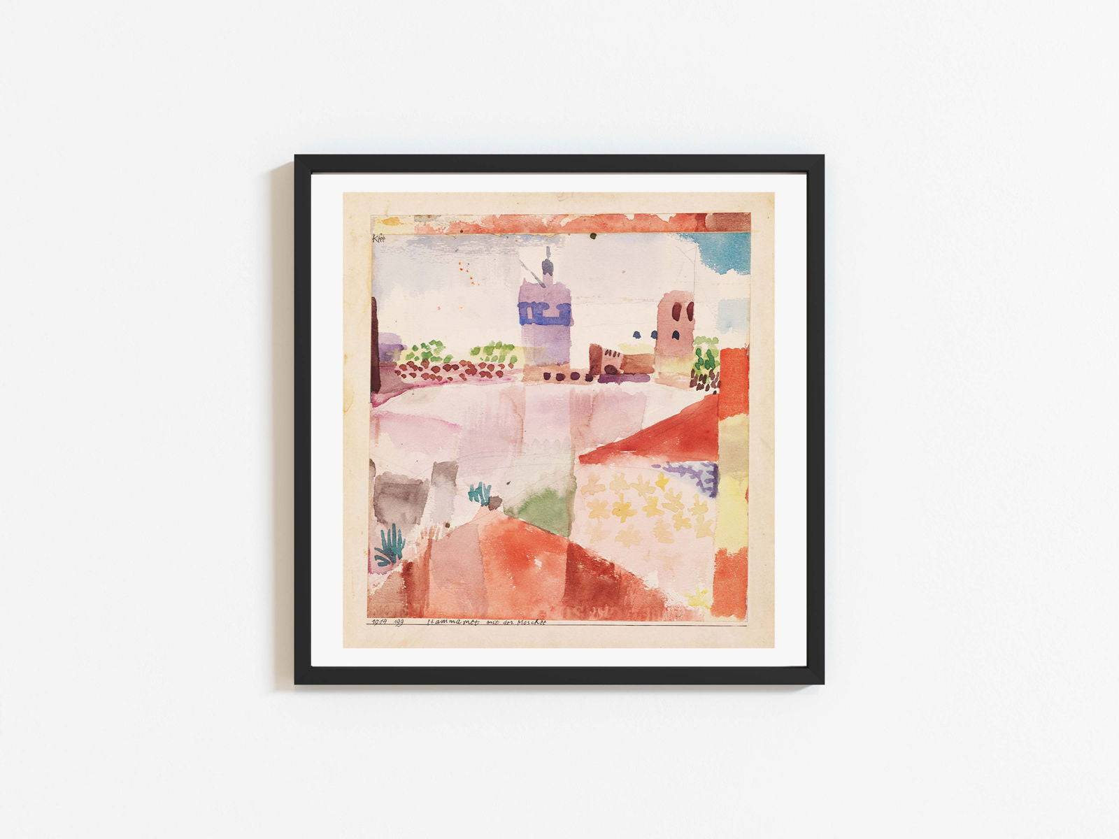 "Paul Klee - Hammamet with Its Mosque"