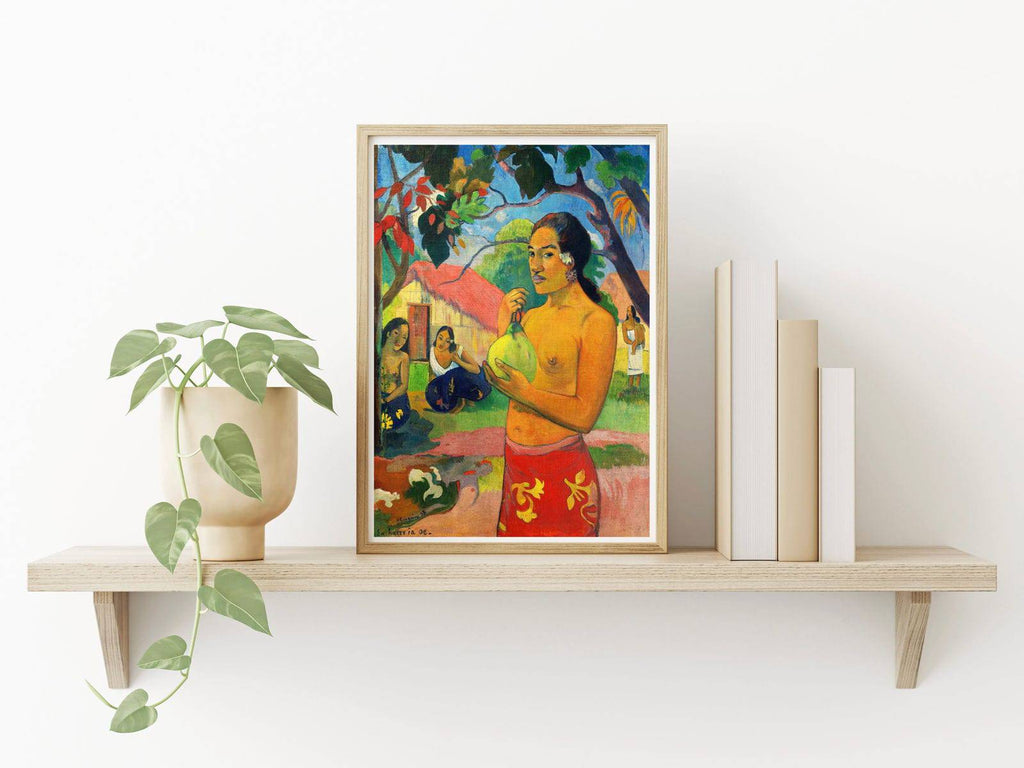 "Paul Gauguin - Woman Holding a Fruit"