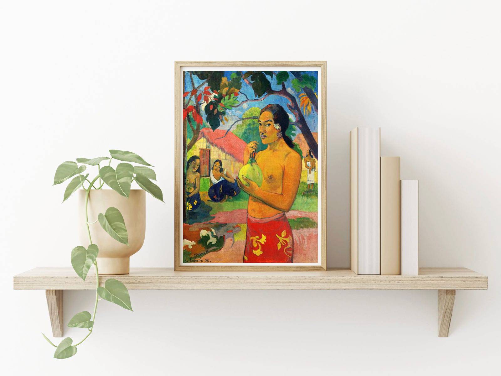 "Paul Gauguin - Woman Holding a Fruit"