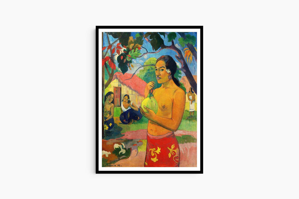 "Paul Gauguin - Woman Holding a Fruit"