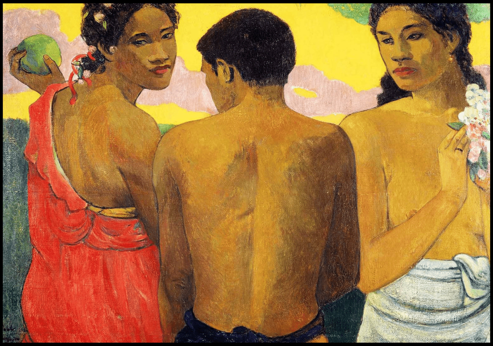 "Paul Gauguin - Three Tahitians"