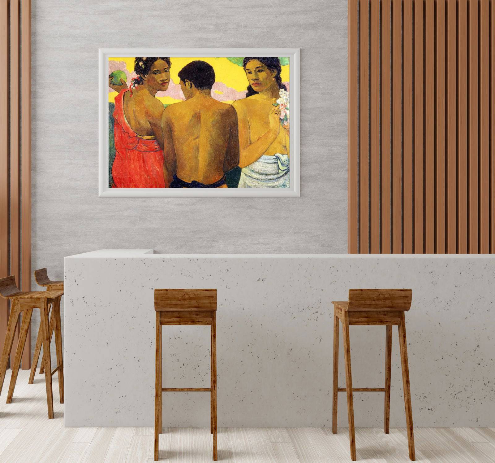 "Paul Gauguin - Three Tahitians"