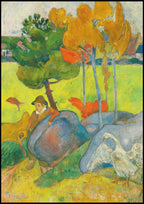 "Paul Gauguin - Petit Breton à L'oie"