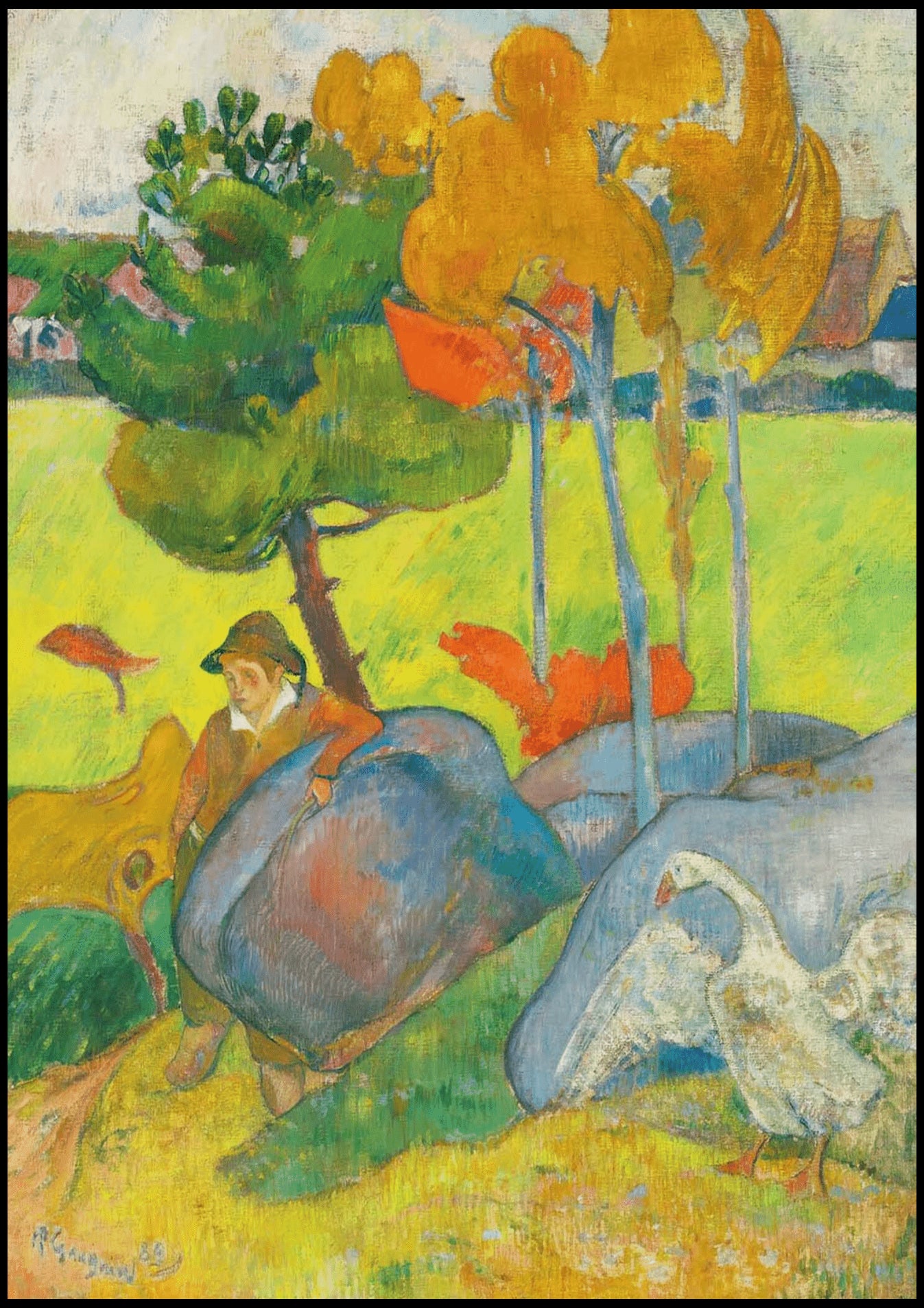 "Paul Gauguin - Petit Breton à L'oie"