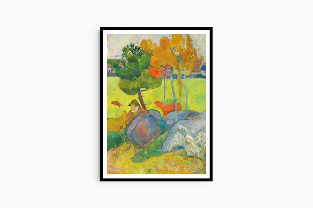 "Paul Gauguin - Petit Breton à L'oie"