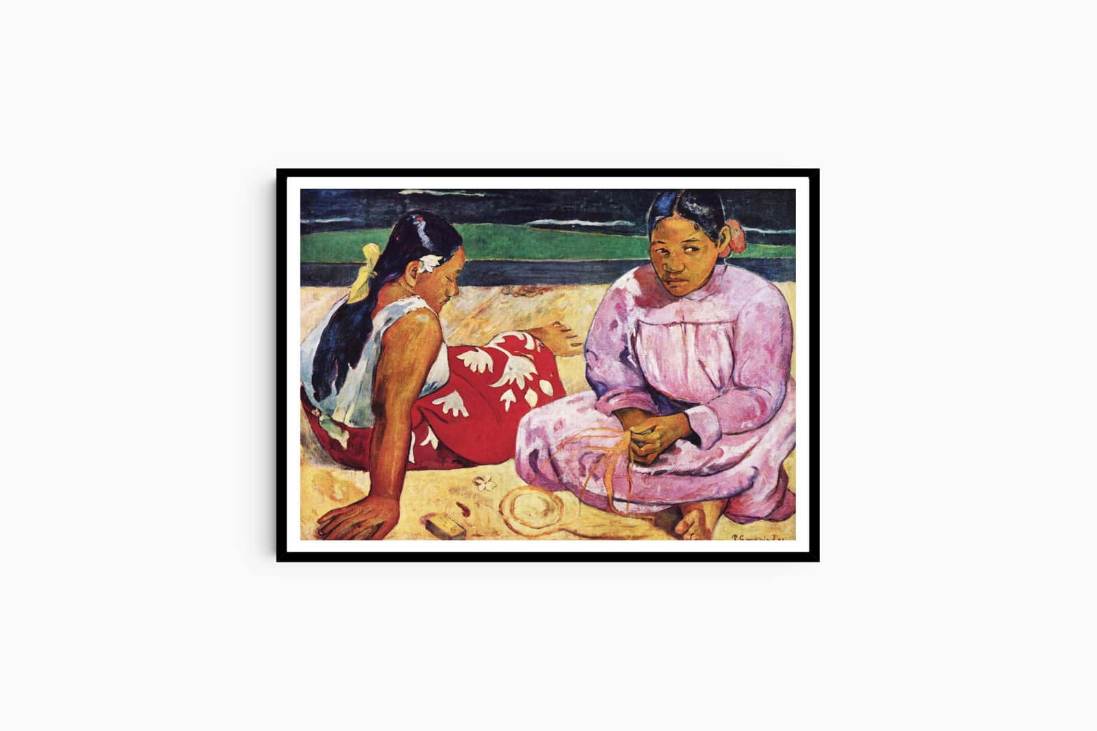 "Paul Gauguin - Tahitian Woman on the Beach"