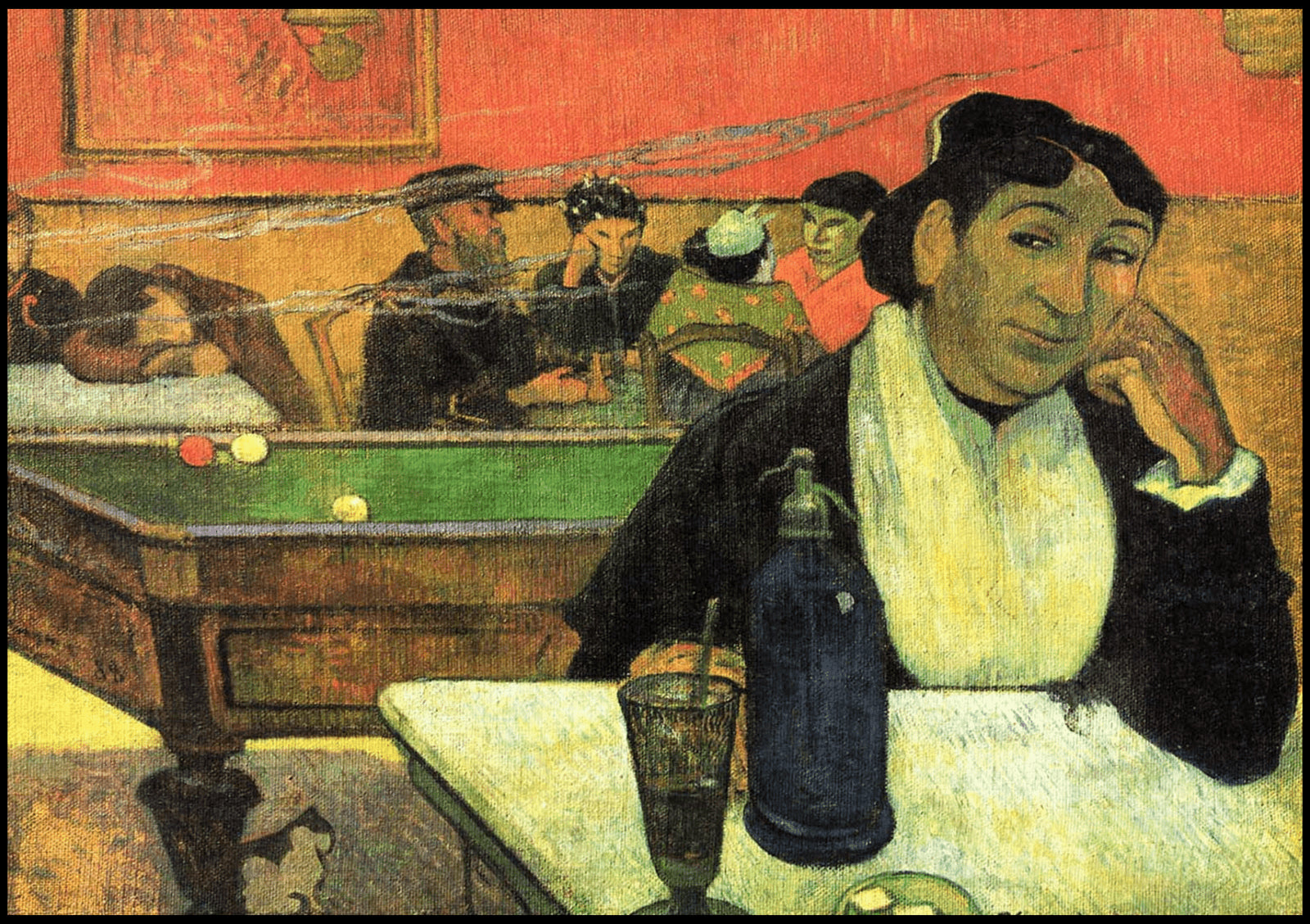 "Paul Gauguin - Night Café at Arles"