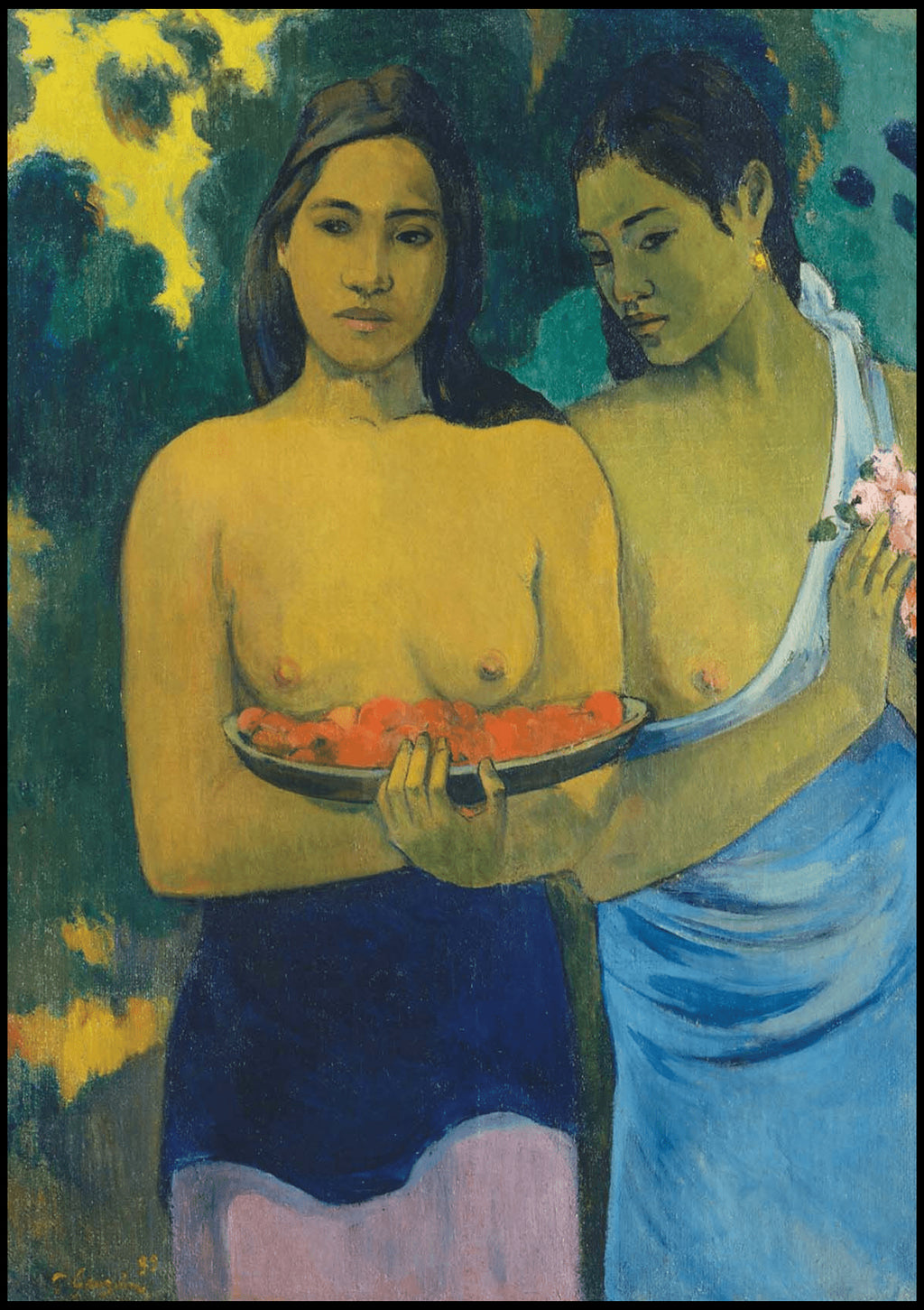 "Paul Gauguin - Two Haitian Woman"